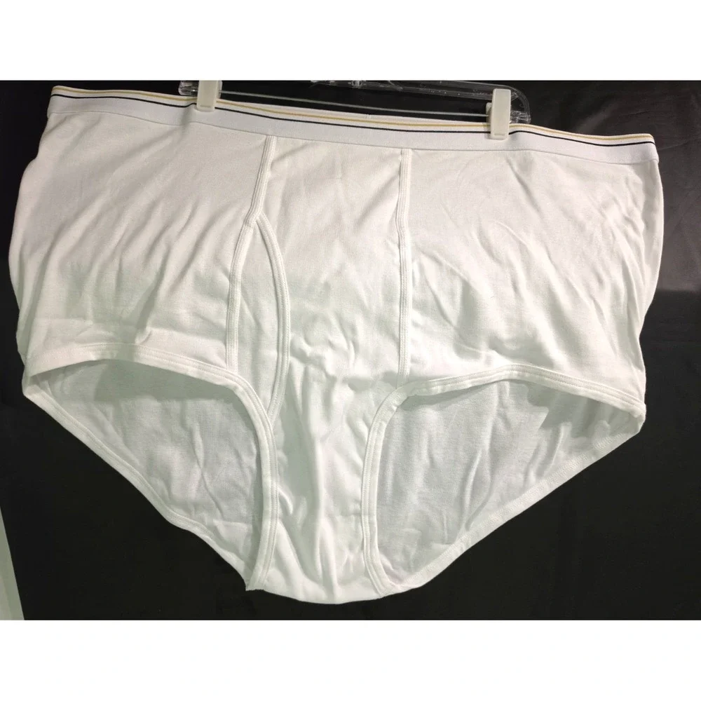 Stafford Mens Jockey Briefs Size 54 100% Cotton (5) NWOT